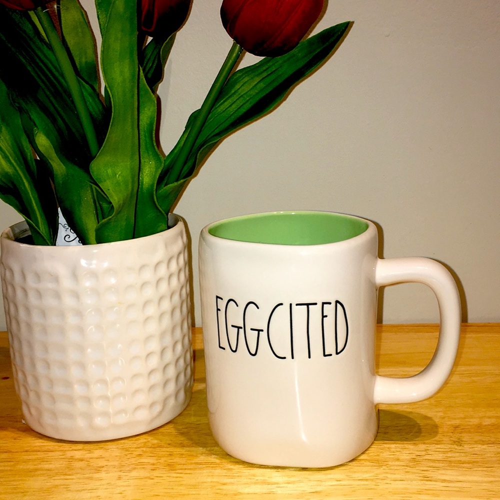 Rae dunn Eggcited Mug